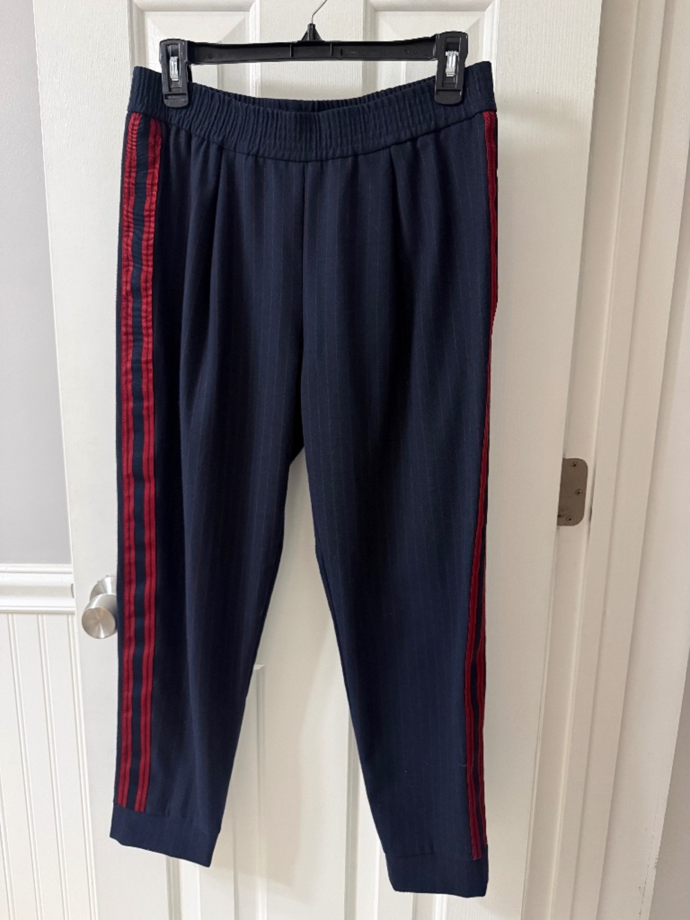 Zara blue, side stripe pants